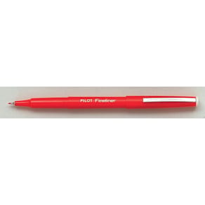 Fiberpenna PILOT Röd, 0,4mm, 12st