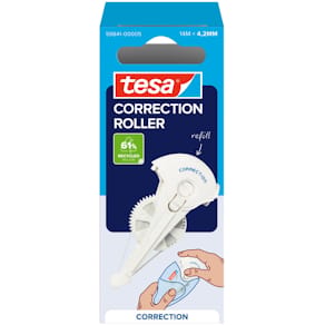 Korrekturroller Nachfüllkassette tesa ecoLogo, 14 m x 4,2 mm,weiß
