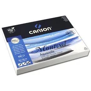 Akvarellpapper CANSON 200g, 24×32cm