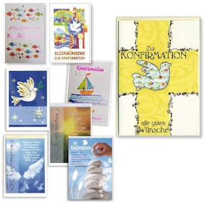 Konfirmationskarte Apollo, 10er sortiert