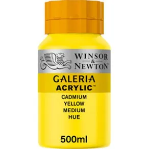 Akrylfärg Galeria Gul, 500ml