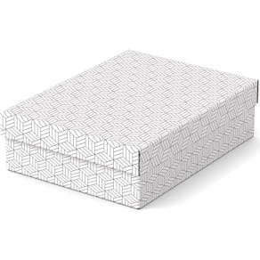 Opbergdoos Esselte Home, ft 26,5 x 36 x 10 cm, wit, pak van 3