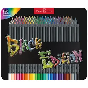 Färgpenna Black Edition tunn 100/fp