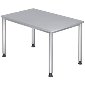 Schreibtisch Hammerbacher HS12, 120 x 80 cm, grau