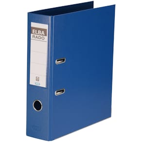Hebelordner Elba Rado Plast, A4, 8 cm, PVC, blau