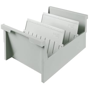 Karteitrog HAN A5 quer, lichtgrau