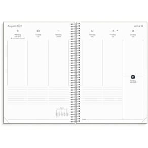 Burde Kalender Organizer & Notes 2027 stående
