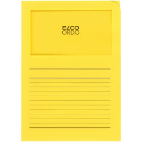 Sichtmappe Elco Ordo classico, A4, 120g, 100 St., intensivgelb