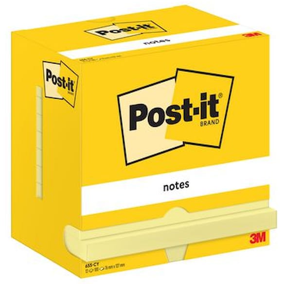 Notatblokk POST-IT 76x127 CY (12)