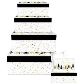 Geschenkkarton-Set BRAUN + COMPANY Modern Wintertime