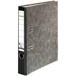 Ordner Falken Wolkenmarmor, A4, 5 cm, schwarz