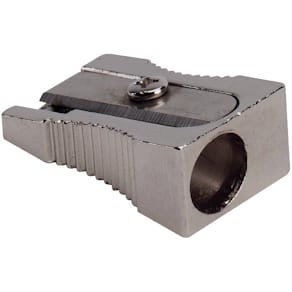 Anspitzer Q-CONNECT Keilform, Leichtmetall, silber, 8 mm