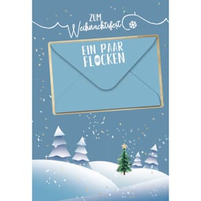 Geldscheinkarte, Weihnachten