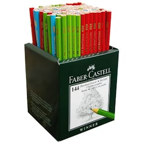 Blyertspenna Faber-Castell Färgade HB, 144st/fp