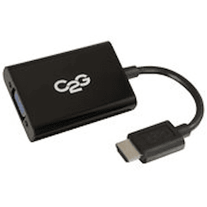 C2G HDMI to VGA + Audio Adapter - HDMI to VGA + Audio Converter