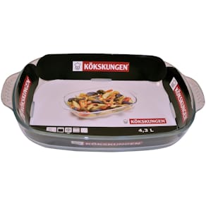 Ugnsform KÖKSKUNGEN glas 4,3L