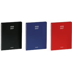Schoolagenda Brepols Prevision Polyprop, geassorteerde kleuren,  