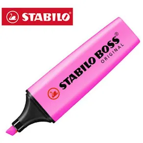Överstrykningspenna STABILO Original Rosa, 10st