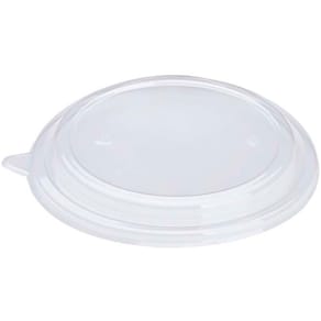 Låg til salatbowl Ø185 mm A-PET, klar, 50 stk