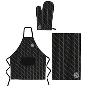 Grill-Set FC Bayern Logo, 3-teilig, schwarz