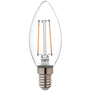 LED-lampa Kronljus E14 230V Klar 40W