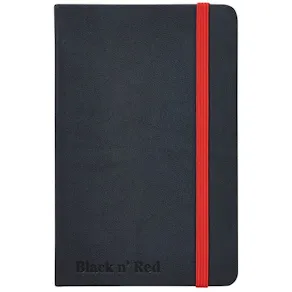 Anteckningsbok OXFORD Black n´Red A5, Inbunden, linjerat