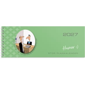 Burde Stor Plankalender Humor 2027