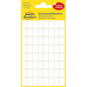 Etikett AVERY handskriv 13x8mm 384/fp