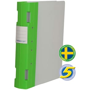 Gaffelpärm Plast KEBAErgo A4 Lime/Neutral, 55mm