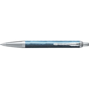 Balpen Parker IM Premium, medium, in giftbox, Blue (blauw/zilver)