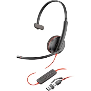 Headset Poly Blackwire 3210, schwarz
