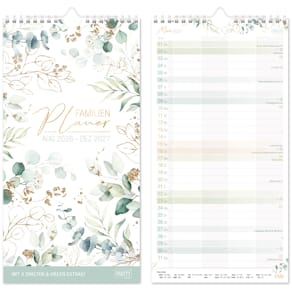 Familienplaner HÄFFT Blattgold, 2026/27