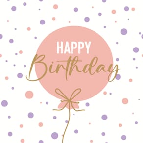 Motivserviette Paper+Design, 33 x 33 cm, Geburtstag