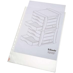 Plastlommer Esselte A3 transparent 85 µm, 10 stk
