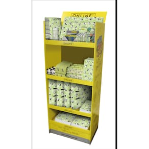 Bodendisplay Online Panda, Schoolshop, sortiert