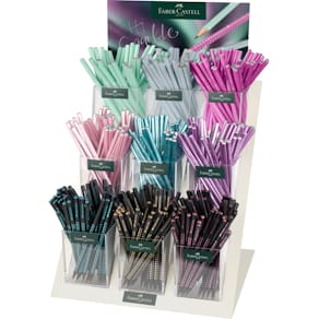 Bleistift-Display Faber-Castell Sparkle 2026, sortiert