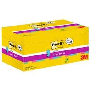 Notes POST-IT SS Carniva 76x76mm 14+2/fp