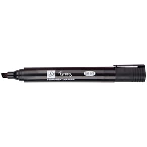 Märkpenna LYRECO 1-5mm sned svart