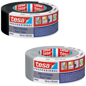 Vävtejp TESA PRO STRONG 50mmx50m silver