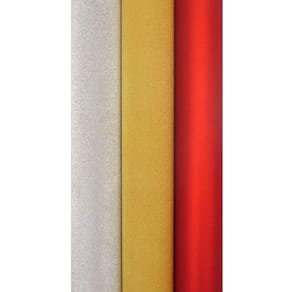 Weihnachts-Geschenkpapierrolle Braun + Company, 1,5m x 70cm, sort