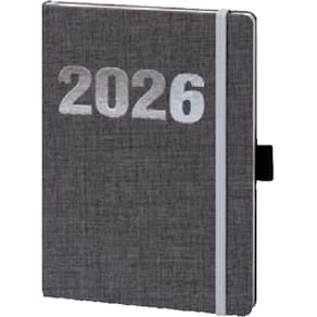 Buchkalender BSB V-Book, A6, grau