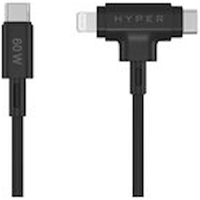 HyperJuice - Lightning-kabel - 24 pin USB-C hane till 24 pin
