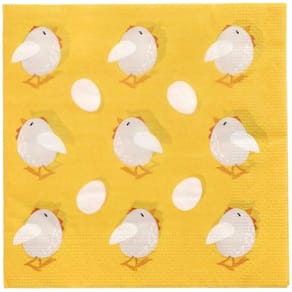Servett Chickens 3-lags 33x33cm 20/fp