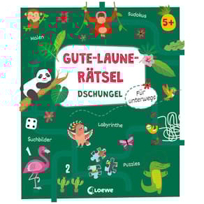 Beschäftigungsbuch LOEWE Gute Laune Rätsel, Einhörner, ab 5 Jahre