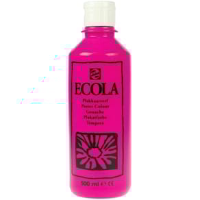 Plakkaatverf Talens Ecola, flacon 500 ml, tyrisch roze