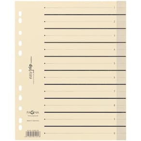 Trennblätter PAGNA Easy Rip, beige