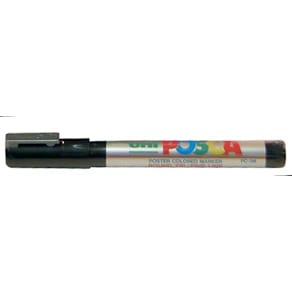 Paintmarker Uni POSCA PC-5M, 1,8 - 2,5 mm, zilver