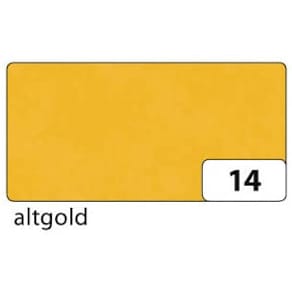 Drachenpapier Folia, 42g, altgold, 70x100 cm, gefalzt, 25 Bogen