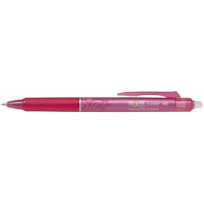 Kuglepen Pilot FriXion Clicker, udviskelig, 0,5 mm pink, 12 stk
