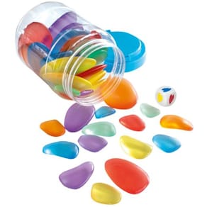 Transparenta regnbågsstenar 36st